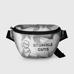 Поясная сумка Stumble Guys - white gradient по-горизонтали