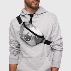 Поясная сумка Stray - white gradient, цвет: 3D-принт — фото 2