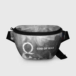 Поясная сумка God of War - grey gradient по-горизонтали