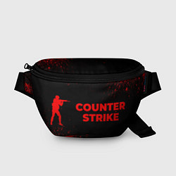 Поясная сумка Counter Strike - red gradient по-горизонтали