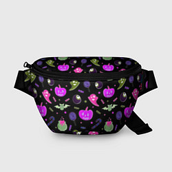 Поясная сумка Halloween pink black pumpkin