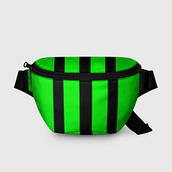 Поясная сумка Color green black line, цвет: 3D-принт