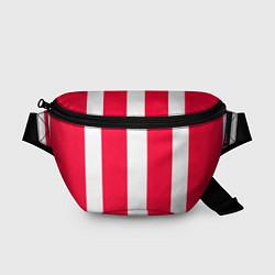 Поясная сумка Color red white line