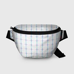 Поясная сумка Color white blue stripes