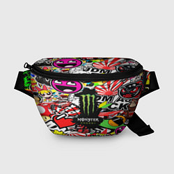 Поясная сумка Monster energy steel brend, цвет: 3D-принт