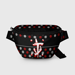 Поясная сумка Doom winter pattern steel