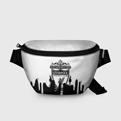 Поясная сумка Liverpool жидкие краски, цвет: 3D-принт