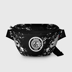 Поясная сумка Inter белые штрихи красок