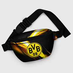 Поясная сумка Borussia спортивная геометрия, цвет: 3D-принт — фото 2