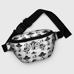 Поясная сумка UFO и котики, цвет: 3D-принт — фото 2