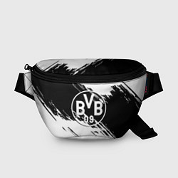 Поясная сумка Borussia черно белые полосы