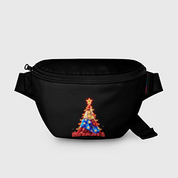 Поясная сумка Christmas day, цвет: 3D-принт