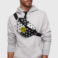 Поясная сумка Borussia pattern minecraft, цвет: 3D-принт — фото 2