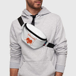 Поясная сумка Объятия сердца, цвет: 3D-принт — фото 2