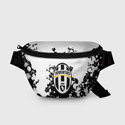 Поясная сумка Juventus белые краски текстура