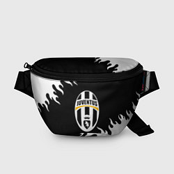 Поясная сумка Juventus белый огонь текстура