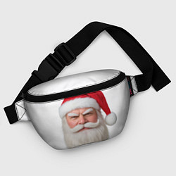 Поясная сумка Лицо санты, цвет: 3D-принт — фото 2