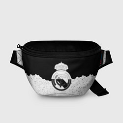 Поясная сумка Реал Мадрид лого ночь текстура, цвет: 3D-принт