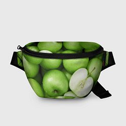 Поясная сумка Яблочная, цвет: 3D-принт