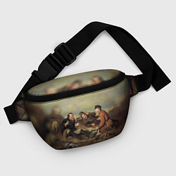 Поясная сумка Русские охотники, цвет: 3D-принт — фото 2