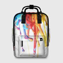 Рюкзак женский Краска, цвет: 3D-принт
