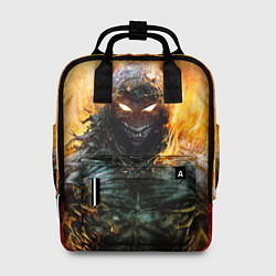Рюкзак женский Disturbed: Monster Flame, цвет: 3D-принт