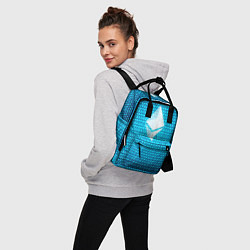 Рюкзак женский Blue Ethereum, цвет: 3D-принт — фото 2
