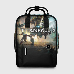 Рюкзак женский Titanfall Battle, цвет: 3D-принт