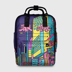 Рюкзак женский Токио сити, цвет: 3D-принт