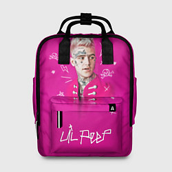 Рюкзак женский Lil Peep: Pink Light, цвет: 3D-принт