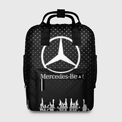 Рюкзак женский Mercedes-Benz: Black Side, цвет: 3D-принт