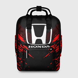 Рюкзак женский Honda: Red Anger, цвет: 3D-принт