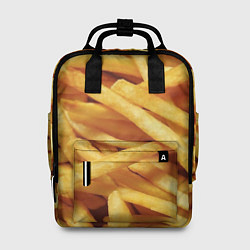 Рюкзак женский Картофель фри, цвет: 3D-принт