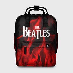 Рюкзак женский The Beatles: Red Flame, цвет: 3D-принт