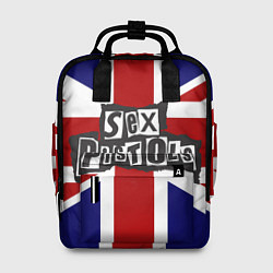 Рюкзак женский Sex Pistols UK, цвет: 3D-принт
