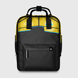 Рюкзак женский Detroit: AP700 Yellow & Black, цвет: 3D-принт