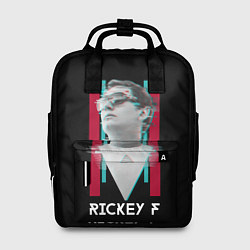 Рюкзак женский Rickey F: Glitch, цвет: 3D-принт