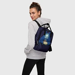 Рюкзак женский Ночной Тоторо, цвет: 3D-принт — фото 2