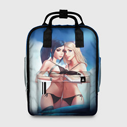 Рюкзак женский Sona & Akali: LoL, цвет: 3D-принт
