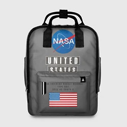 Рюкзак женский NASA: United States, цвет: 3D-принт