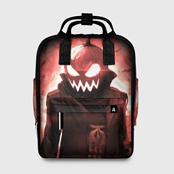 Рюкзак женский Зловещая тыква, цвет: 3D-принт