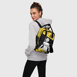 Рюкзак женский PUBG: Yellow Grunge, цвет: 3D-принт — фото 2
