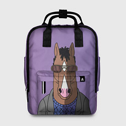 Рюкзак женский Конь БоДжек, цвет: 3D-принт