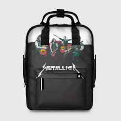 Рюкзак женский Metallica, цвет: 3D-принт