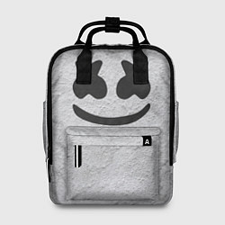 Рюкзак женский Marshmello: Grey Face, цвет: 3D-принт