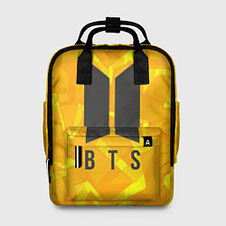 Рюкзак женский BTS: Yellow Style, цвет: 3D-принт