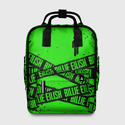 Рюкзак женский BILLIE EILISH: Green & Black Tape, цвет: 3D-принт