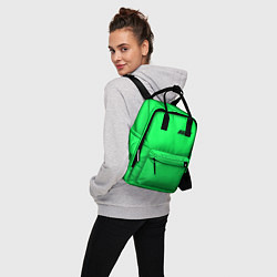 Рюкзак женский Billie Eilish: Duo Green, цвет: 3D-принт — фото 2