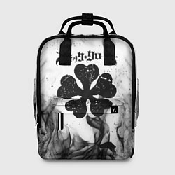 Рюкзак женский ЧЁРНЫЙ КЛЕВЕР, цвет: 3D-принт