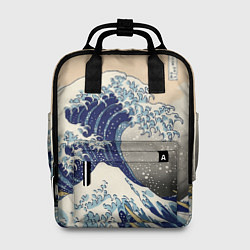 Рюкзак женский Kanagawa Wave Art, цвет: 3D-принт